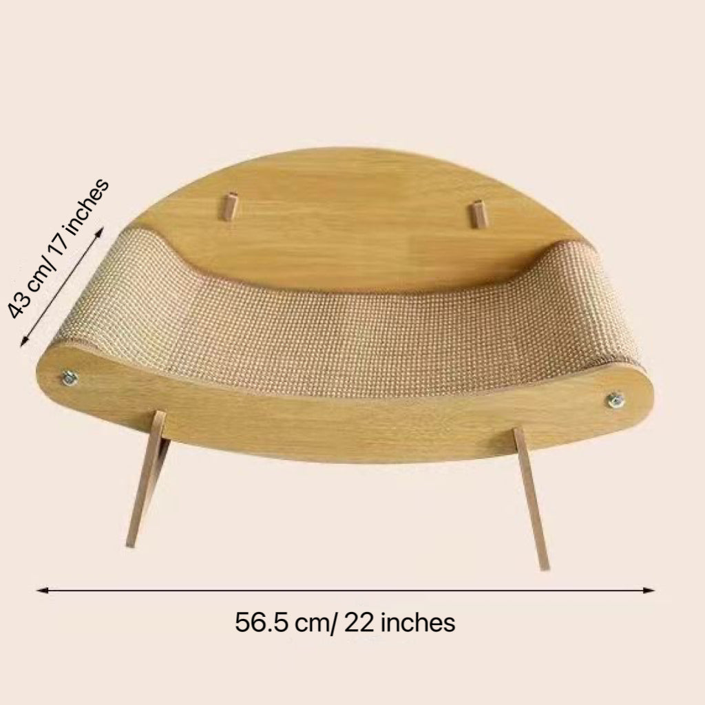 Wooden Cat Scratcher Couch Bed