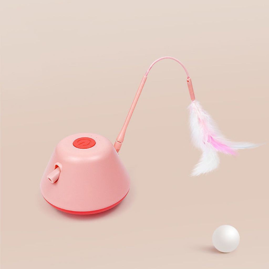 USB-Rechargeable Automatic Cat Teaser with Tail – 2 Colors