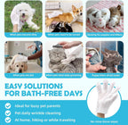 Disposable Pet Cleaning Glove Wipes – 6 Count