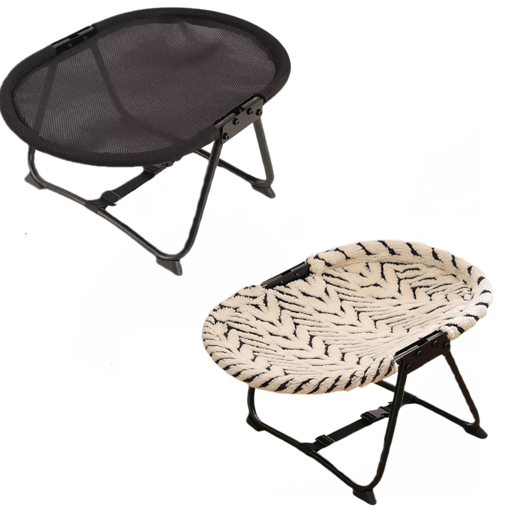 Foldable Elevated Round Pet Chair – Single or Multi-Color Set