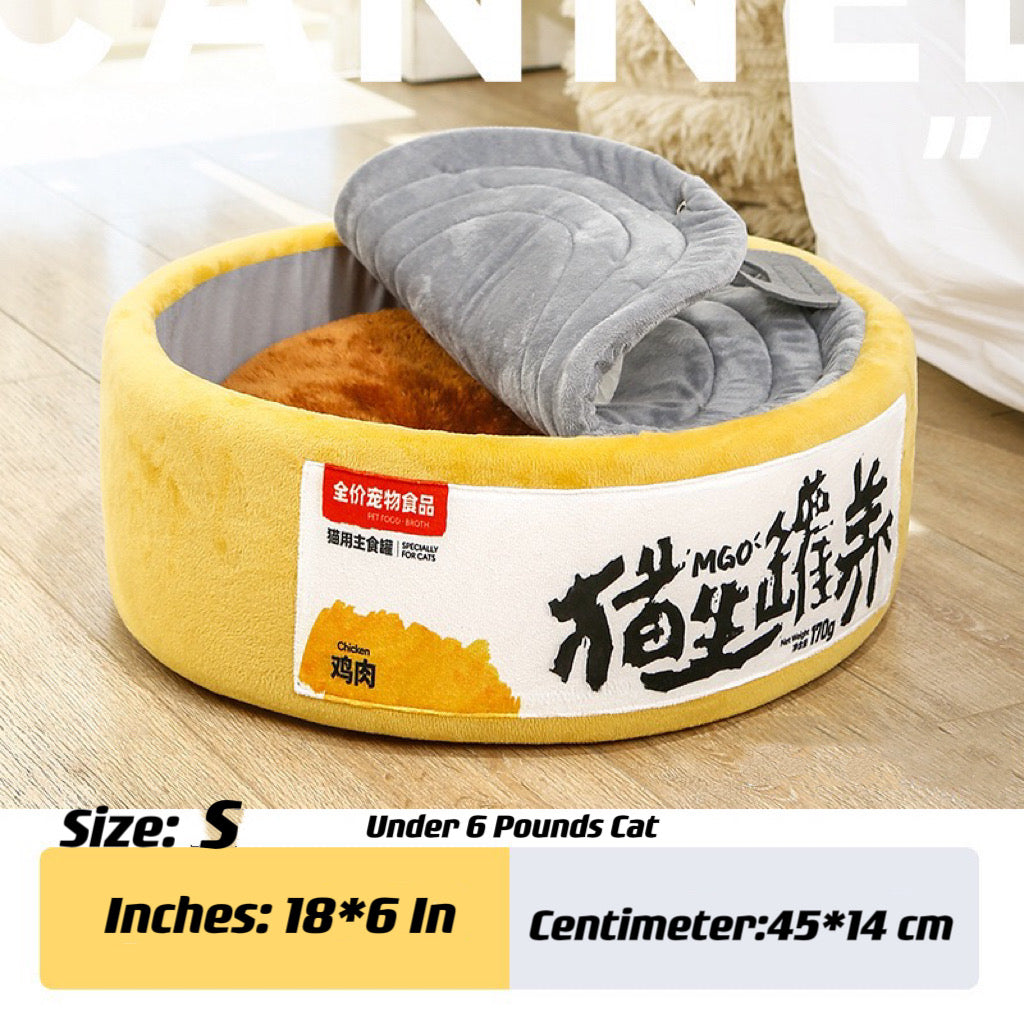 Can-Shaped Cat House & Sofa Bed