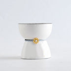 Raised Ceramic Cat Food & Water Bowls – Single or Set