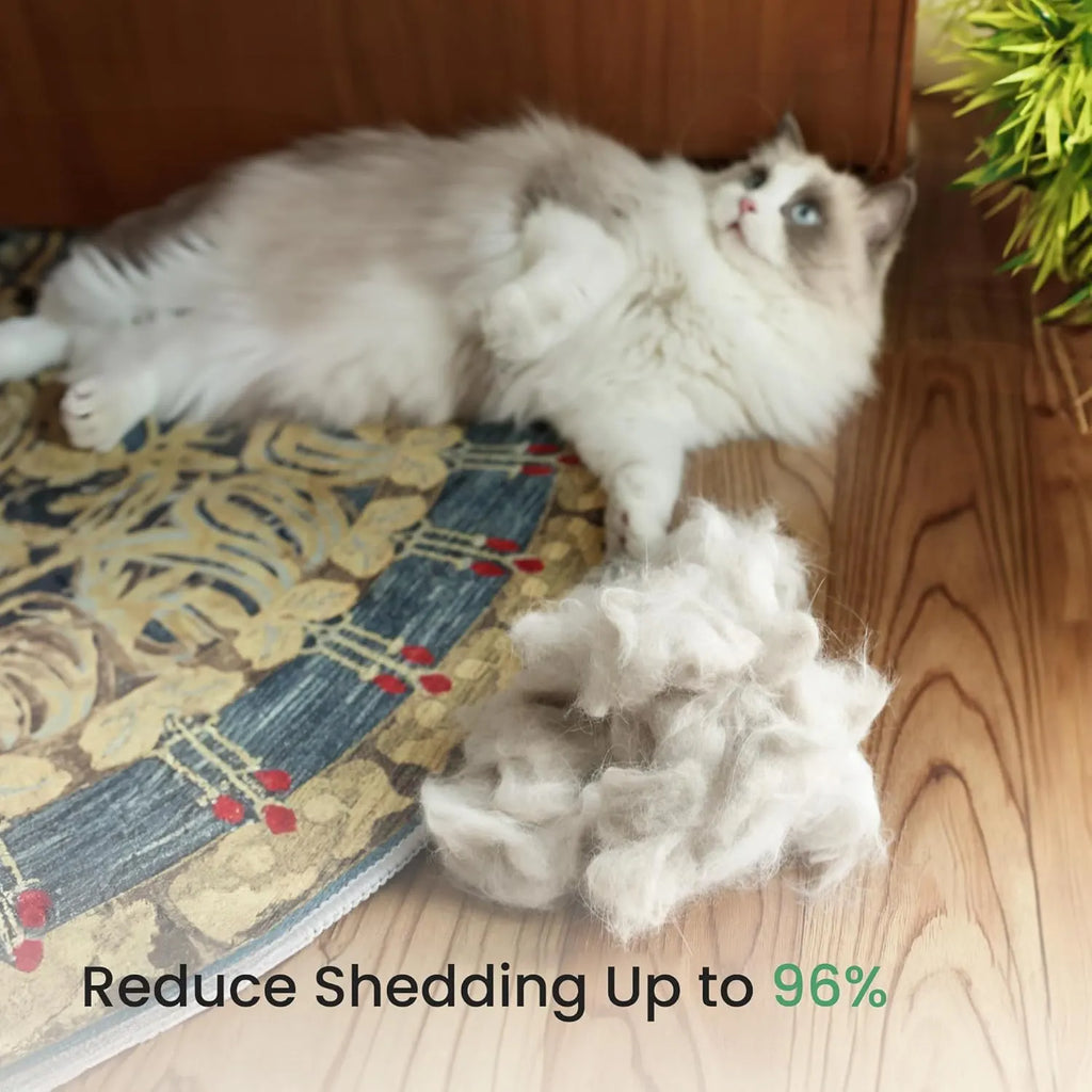 Dual-Sided Pet Dematting and Deshedding Rake – Single or 2-Piece Set