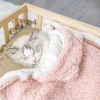 Sherpa Pet Cape Blanket with Hood – 5 Colors, 3 Sizes
