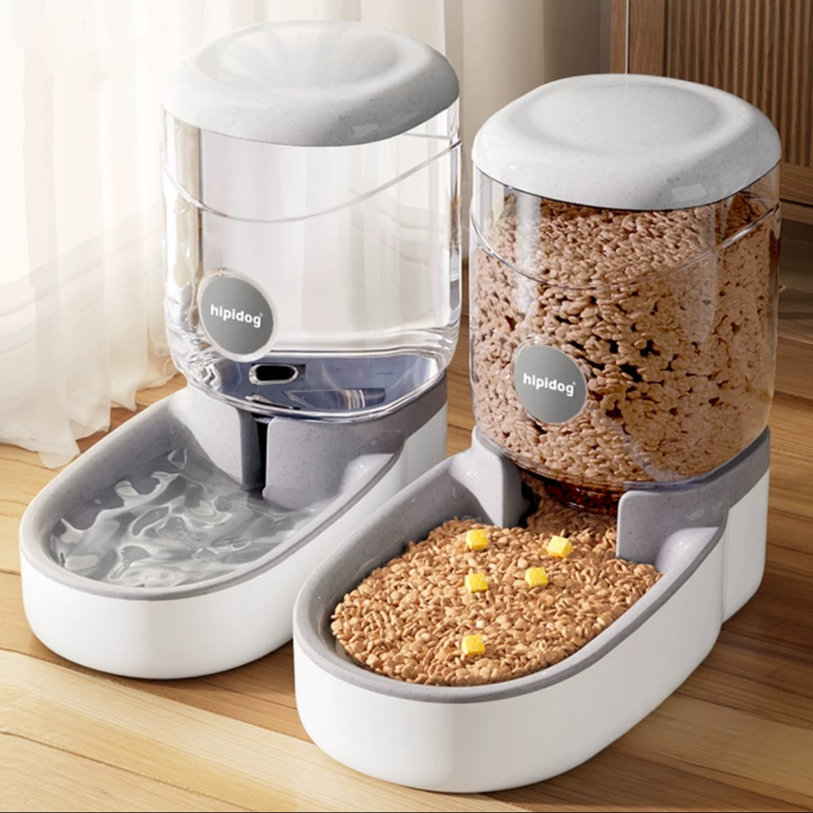 4L Gravity Pet Food & Water Dispenser