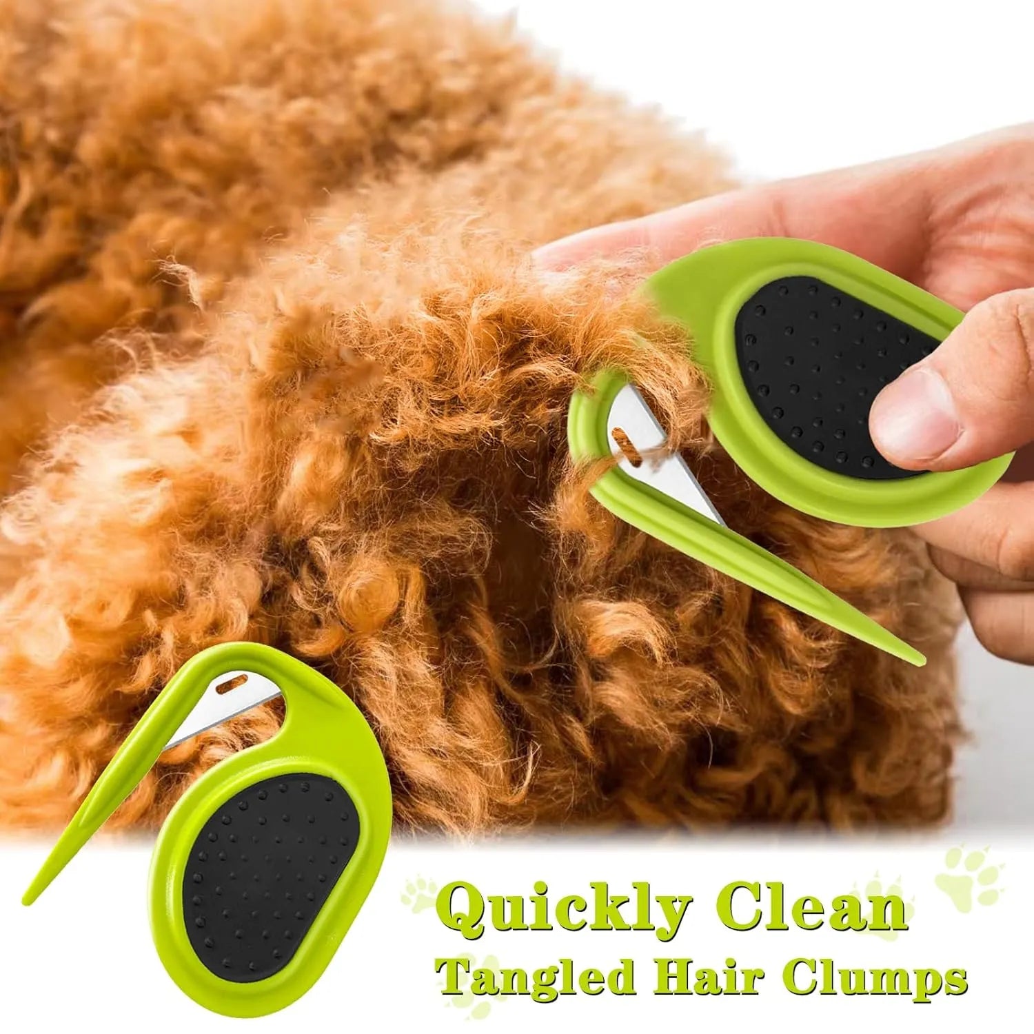 Concealed-Blade Pet Dematting and Knot Cutter – 4 Styles