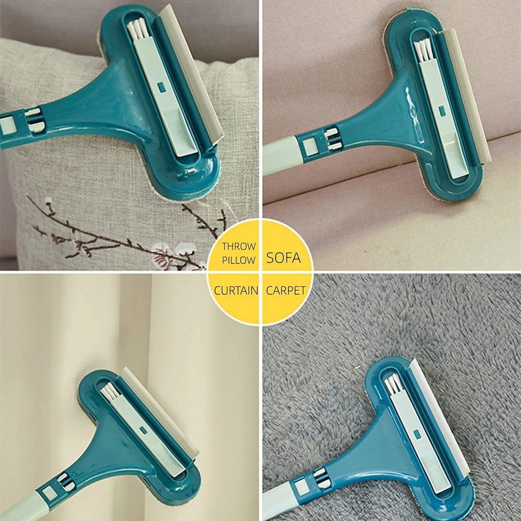 Reusable Pet Hair Remover for Furniture – 2 Handle Lengths