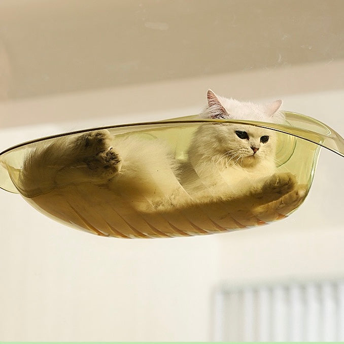 Clear Suction Cup Cat Window Bubble Bed – Single or 2-Pack
