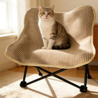 Foldable Sisal Cat Scratcher Lounge Chair