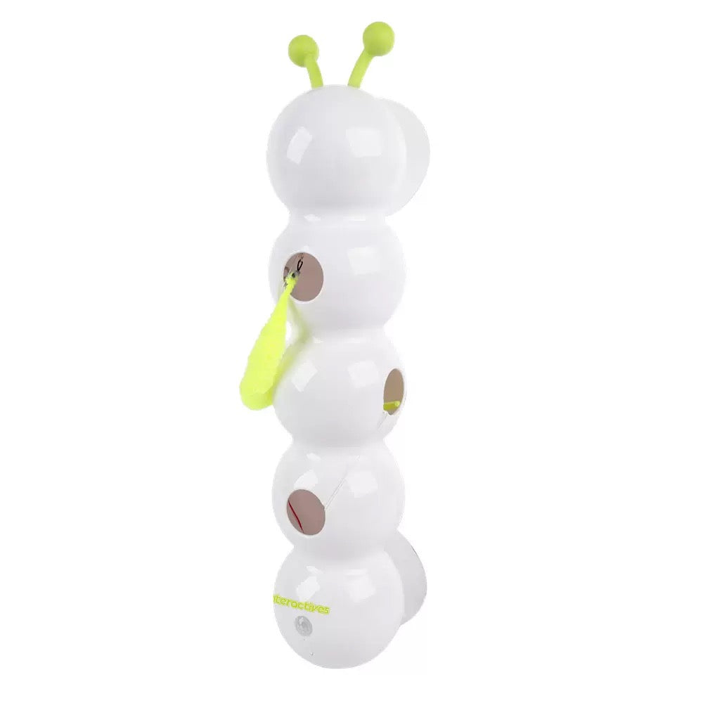 Automatic Wiggling Worm Cat Toy with Feather – 1 or 2 Set