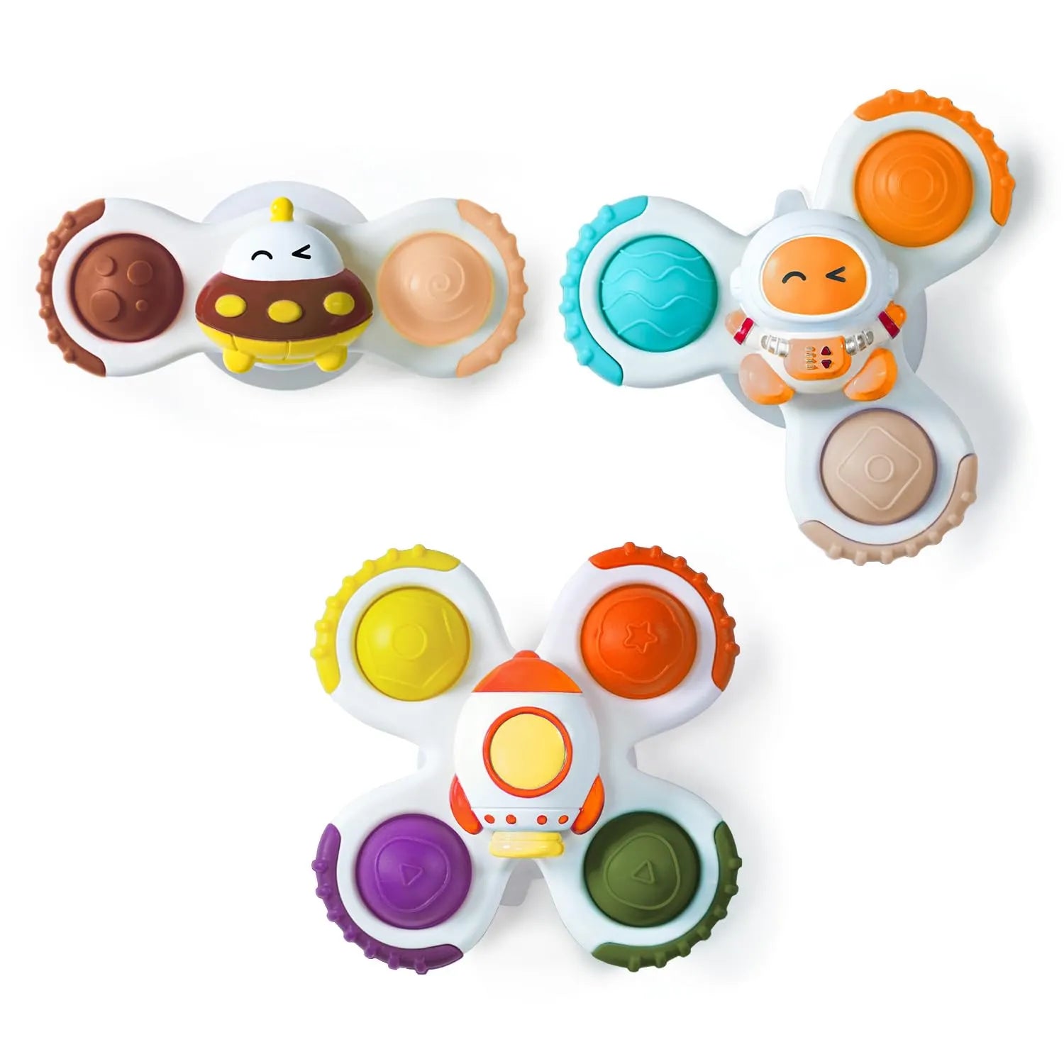Suction Cup Spinner Toy for Cats – 3 Designs
