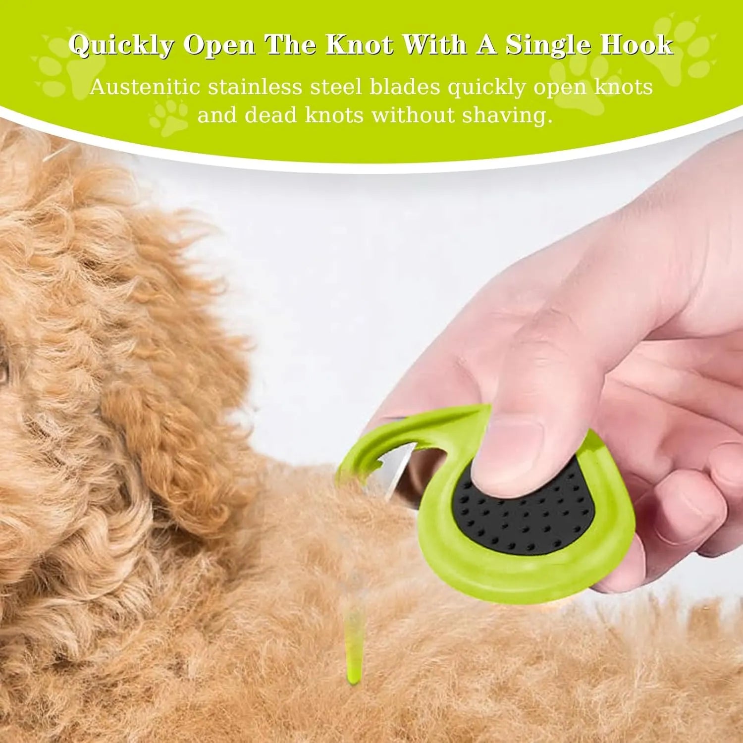 Concealed-Blade Pet Dematting and Knot Cutter – 4 Styles