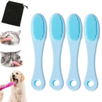 Silicone Pet Chin and Facial Cleaning Brush – Single or Multi-Pack