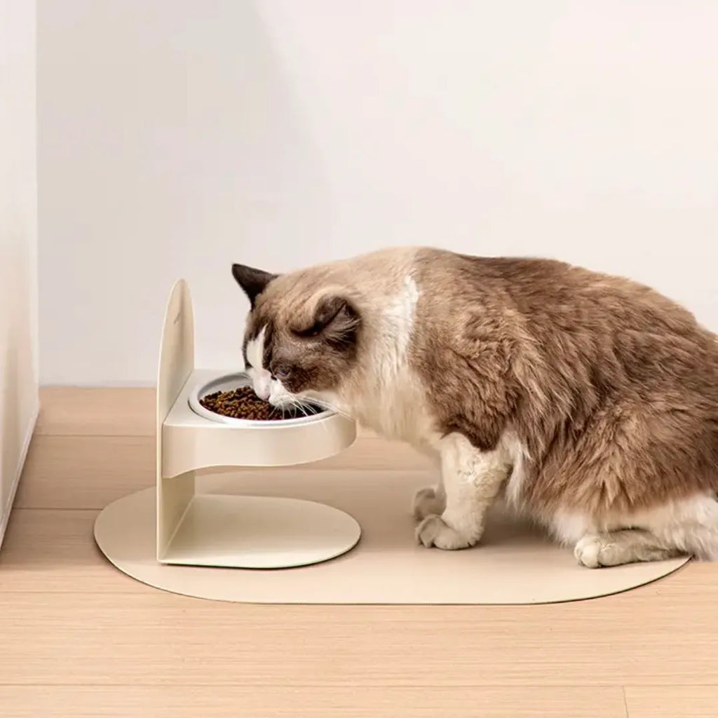 Adjustable Elevated Ceramic Cat Bowl