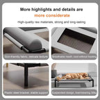 Elevated Mesh Dog Bed with Bolsters – 2 Colors, 2 Sizes