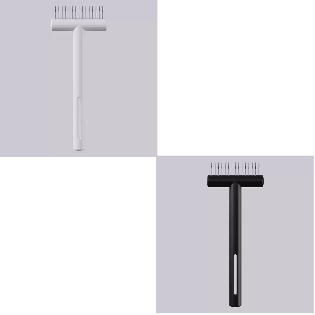 Dual-Sided Pet Dematting and Deshedding Rake – Single or 2-Piece Set