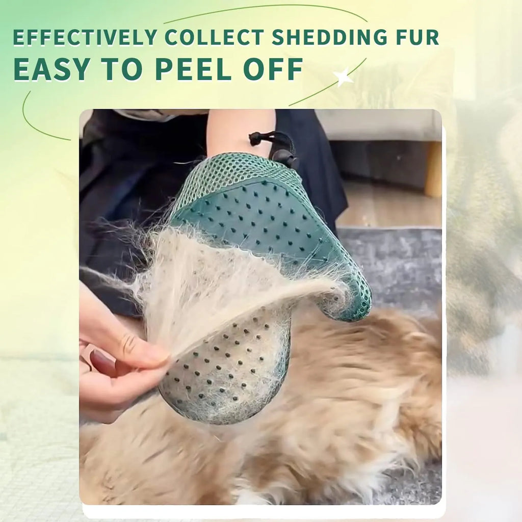 Silicone Pet Grooming Mitt – Single or Pair