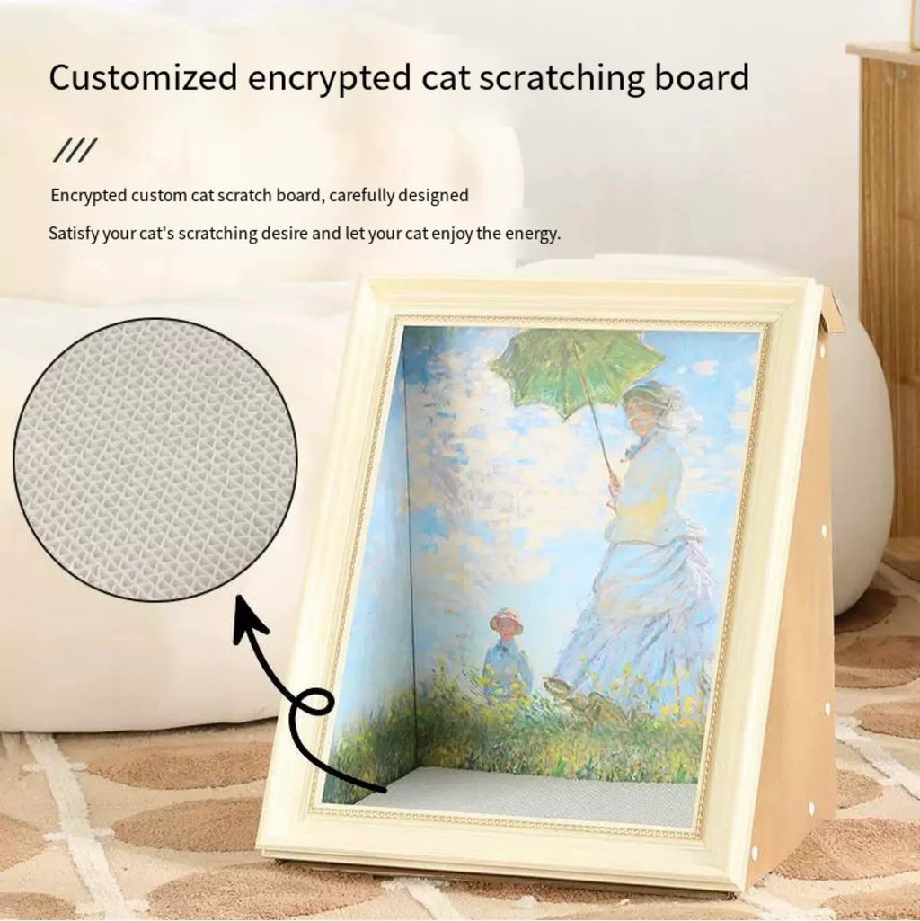 Framed Art Cat Scratcher and Lounge – 6 Designs