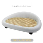 Linen Cat Scratcher Couch with Non-Slip Base