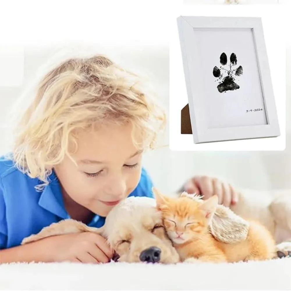 Inkless Pet Paw Print Keepsake Kit – 3 Card Colors