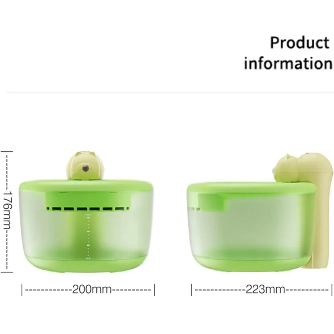 Bee-Shaped Pet Water Fountain with Filter Options