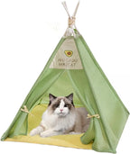 Portable Tent-Style Cat House Bed for Pets up to 5kg