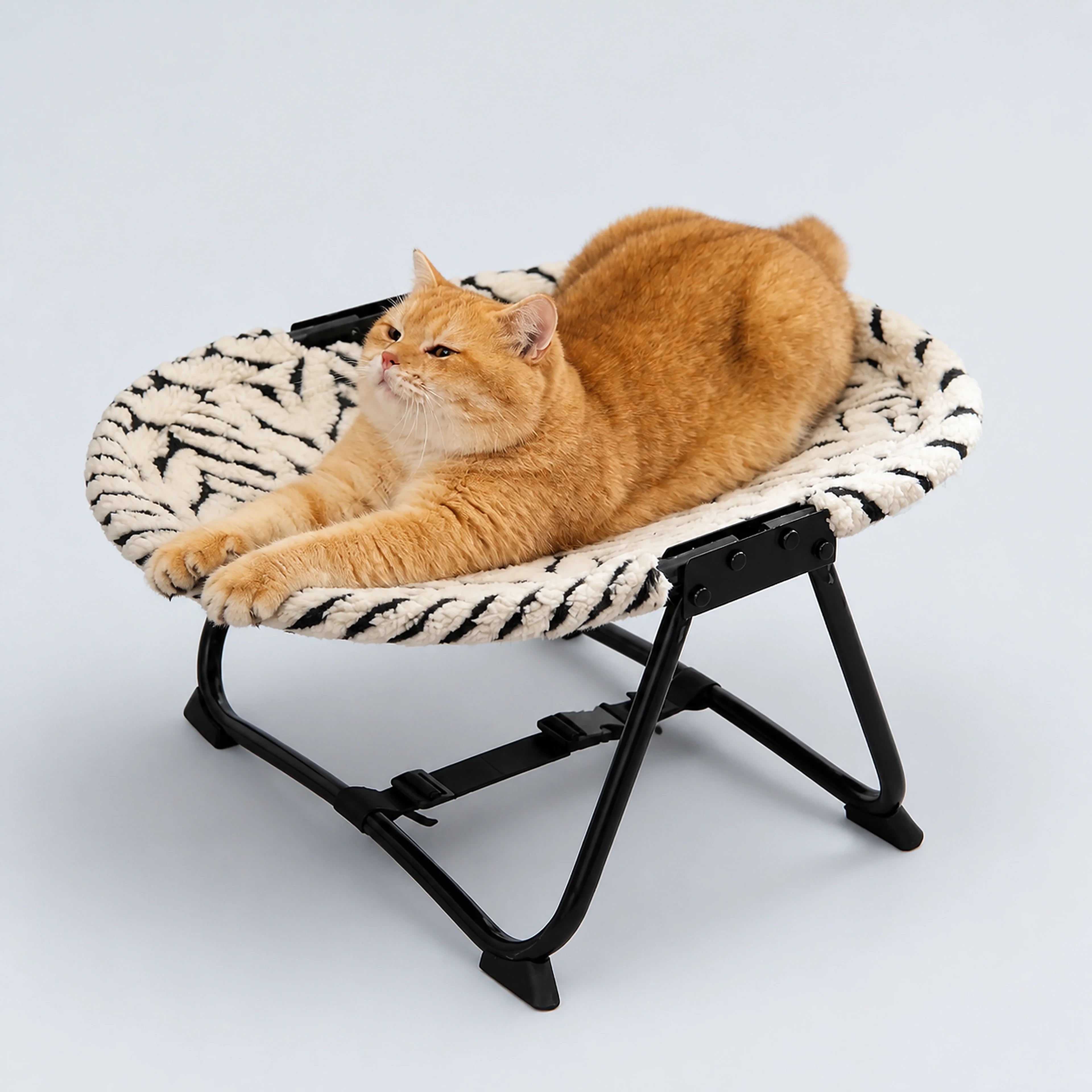Foldable Elevated Round Pet Chair – Single or Multi-Color Set | ALDERKIN