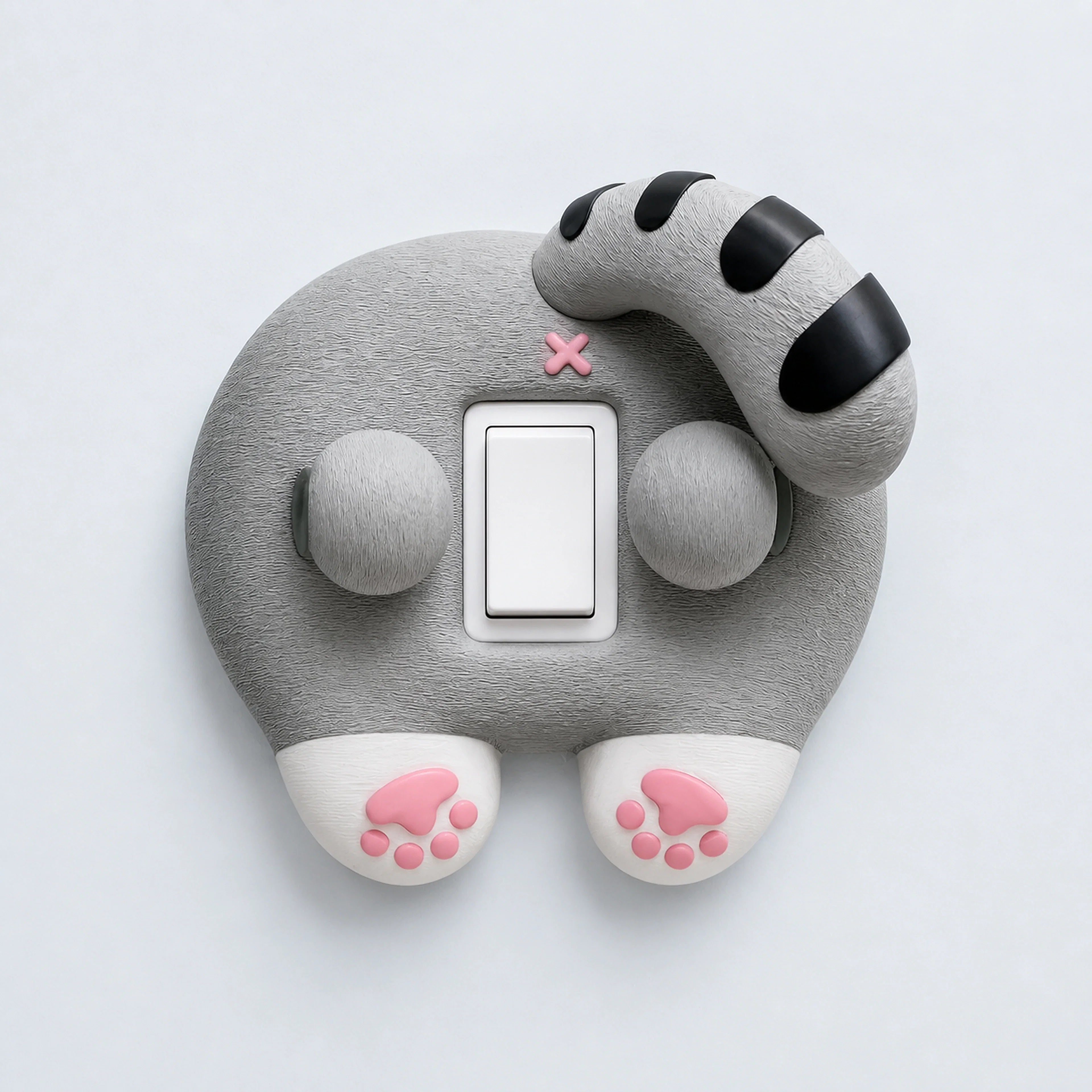 Giant Cat-Shaped Wall Switch Cover – 5 Cat Styles | ALDERKIN