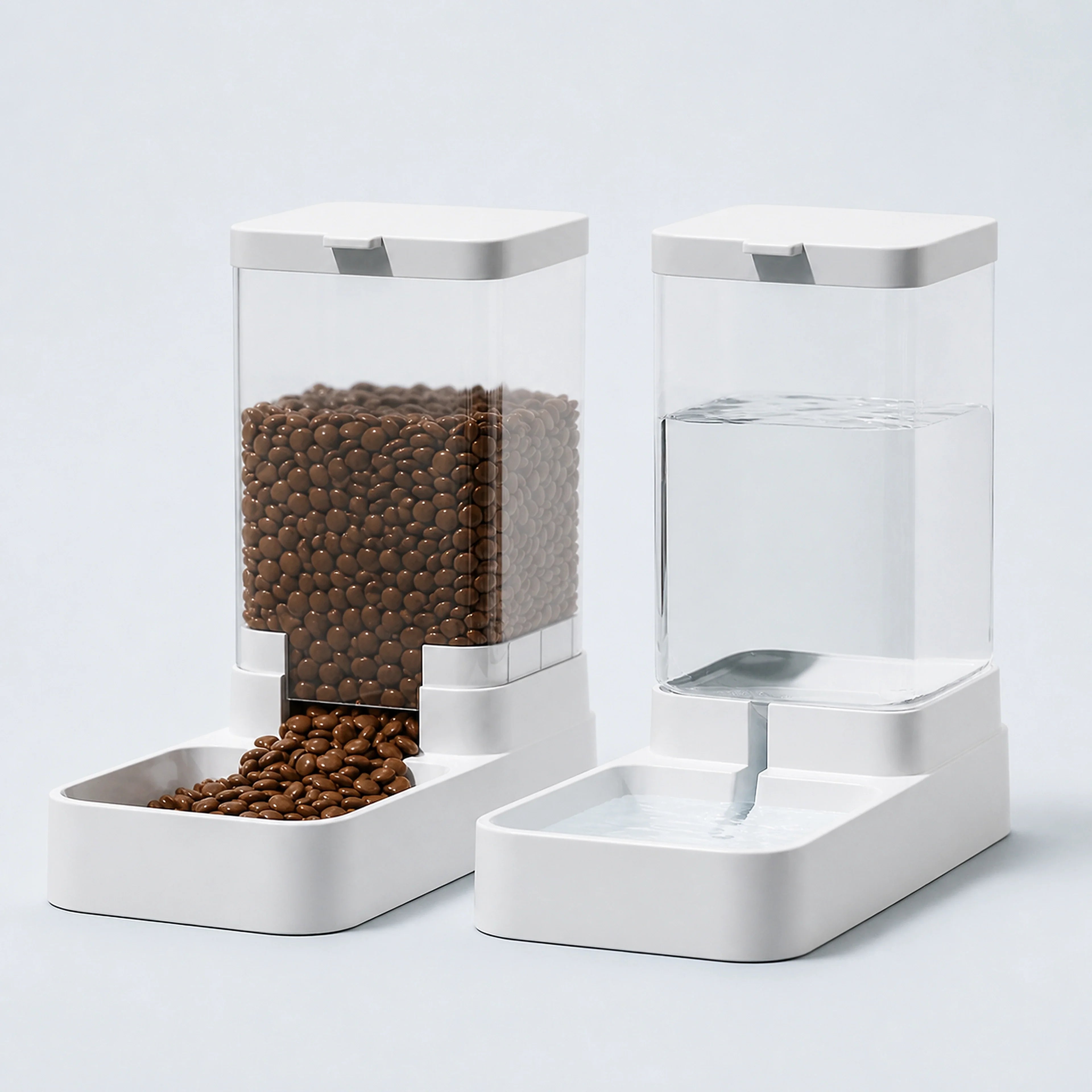 Gravity Pet Feeder & Water Dispenser – Single or Set | ALDERKIN