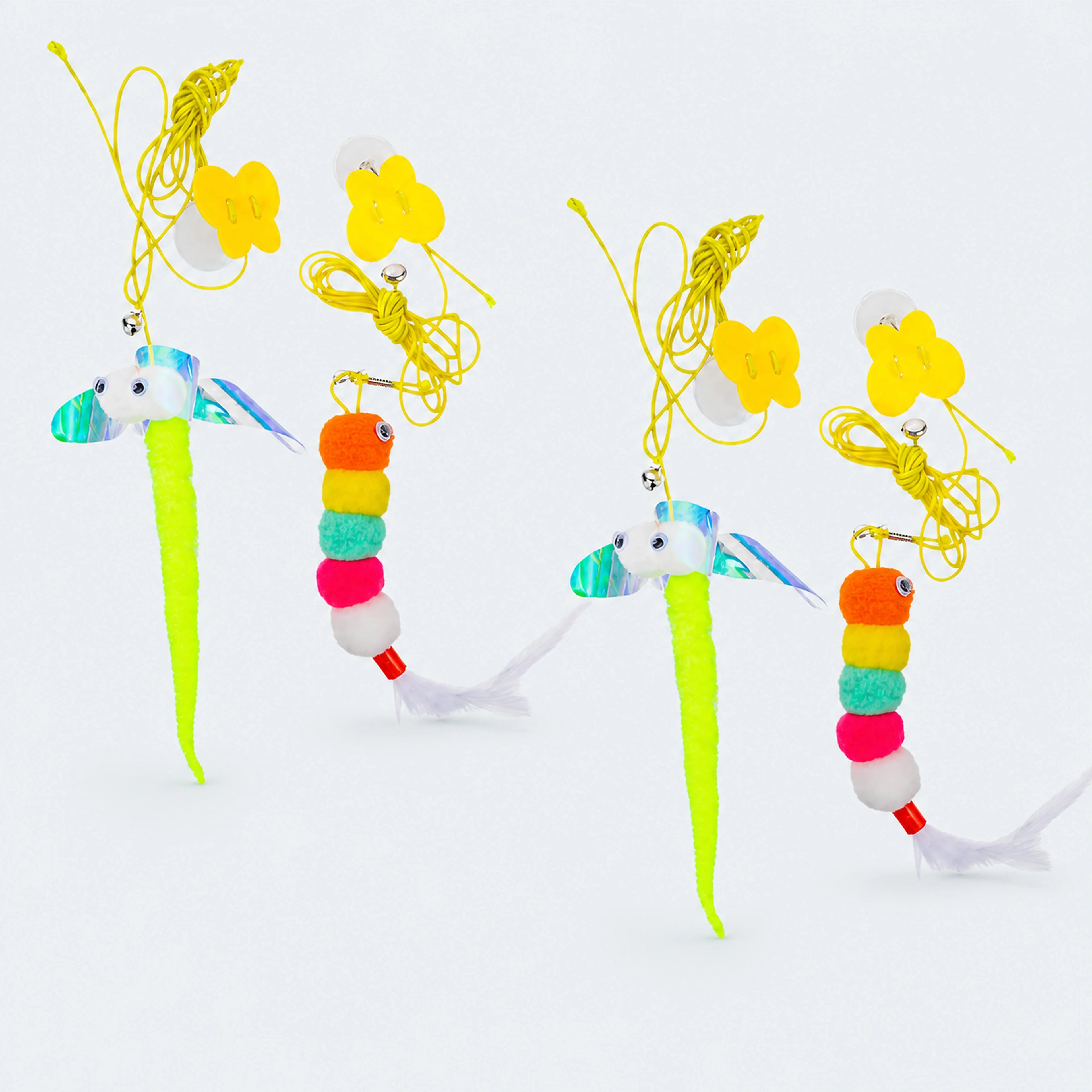 Hanging Stretchy Rope Cat Teaser Toy – 11 Styles | ALDERKIN