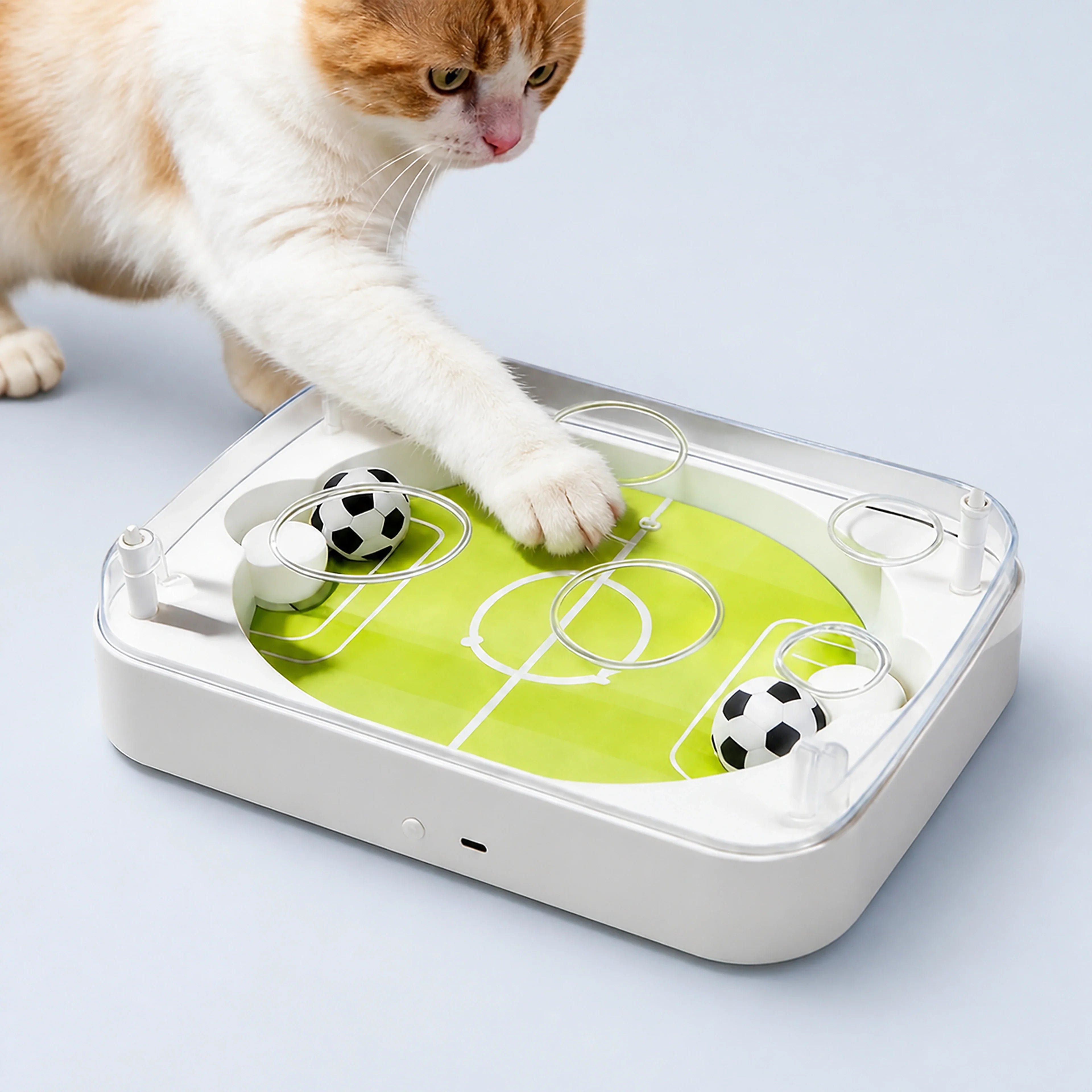 Interactive Cat Soccer Ball Game with Moving Goals | ALDERKIN