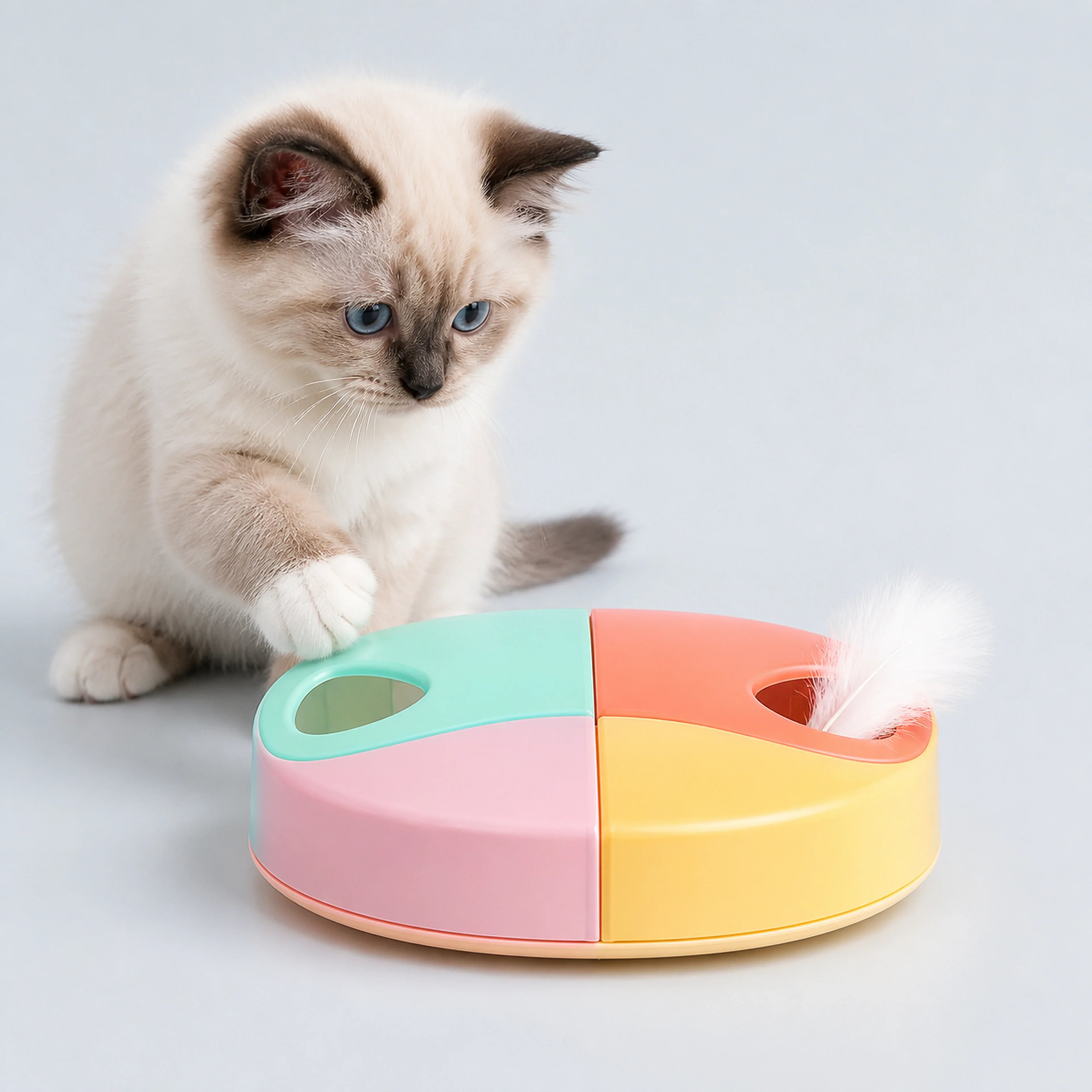 Motion-Activated Rechargeable Feather Cat Toy – 13 Options | ALDERKIN