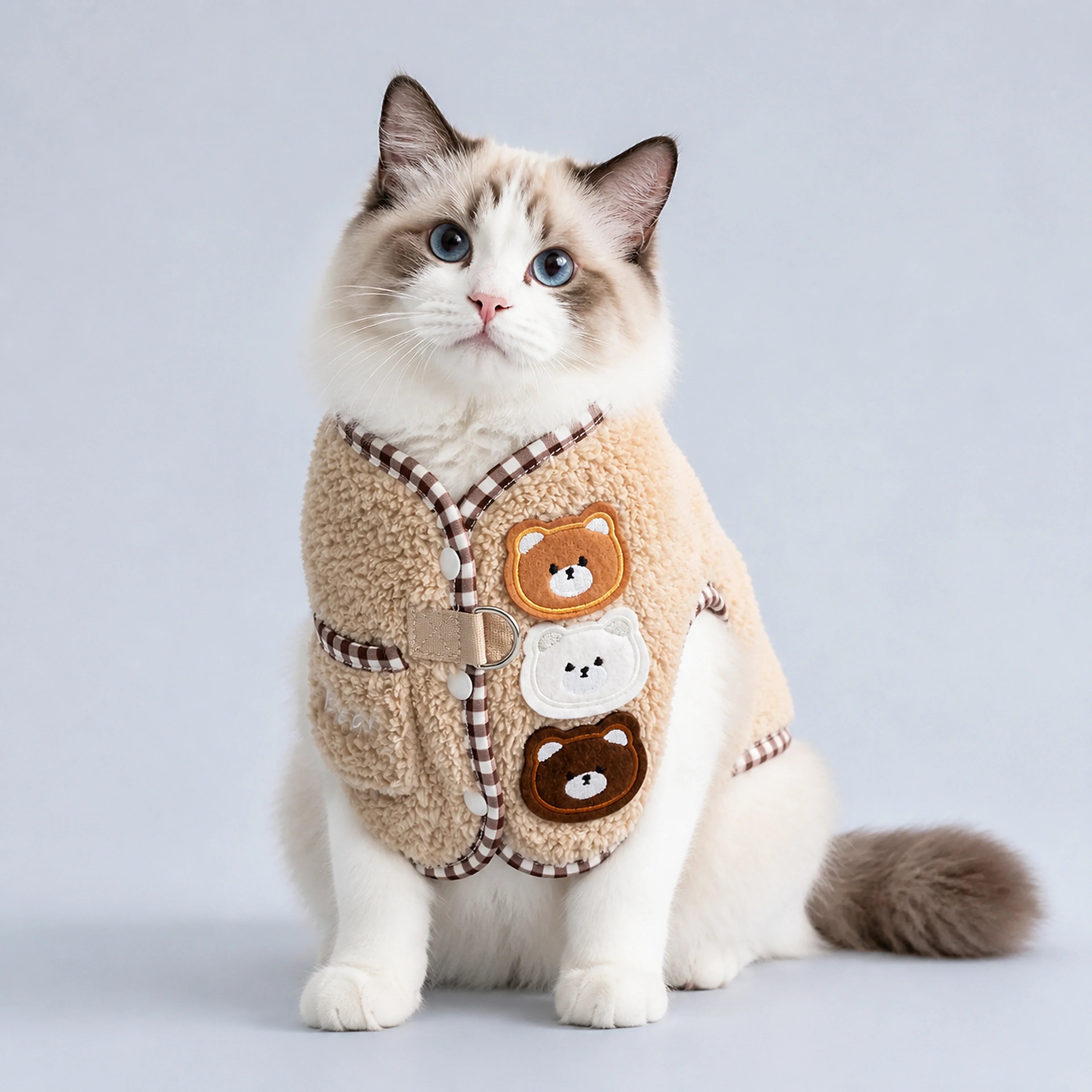 Plush Bear Cat Sweater Vest – 11 Styles, S to XXL | ALDERKIN