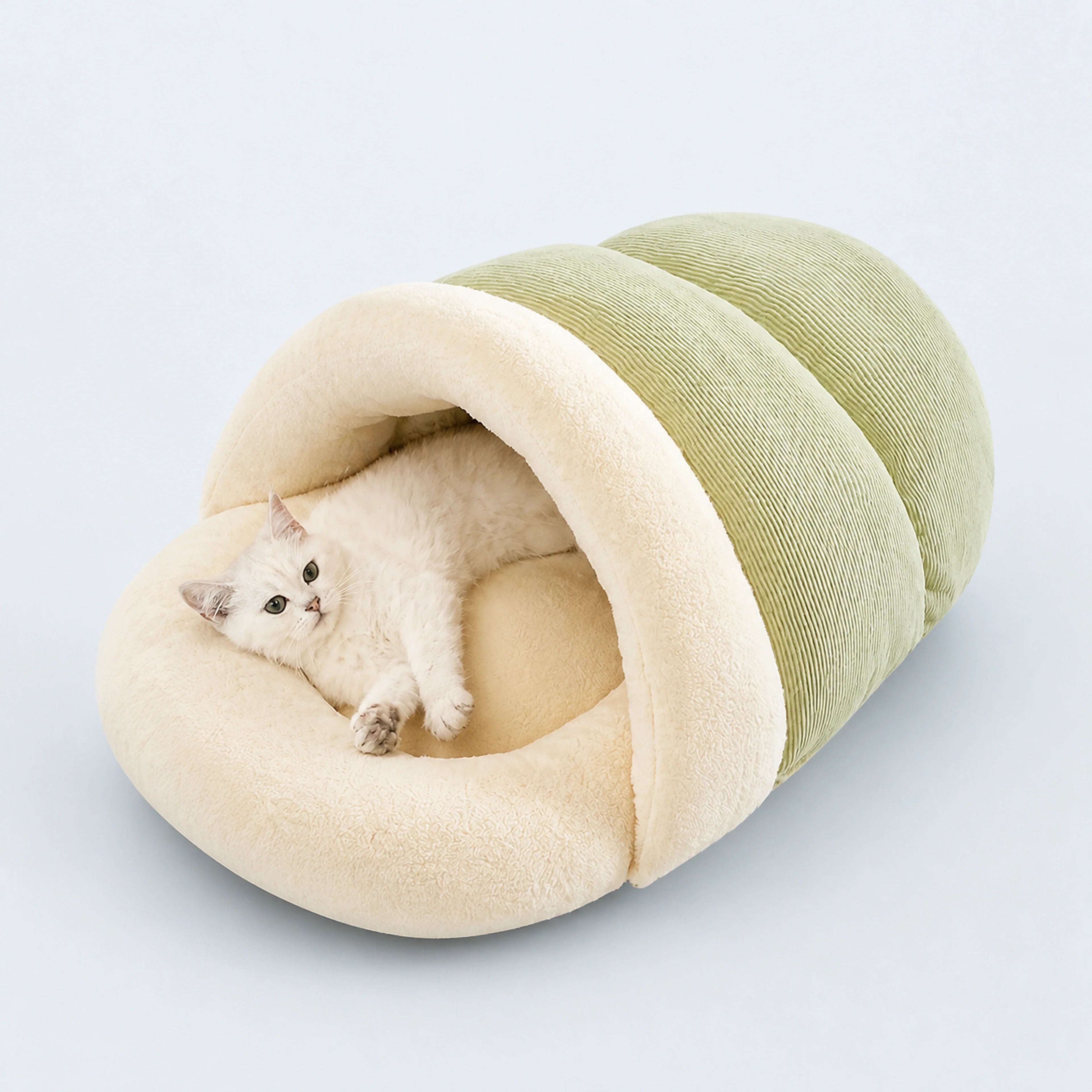 Plush Cave Pet Bed for Cats & Small Dogs – 2 Styles, 5 Sizes | ALDERKIN