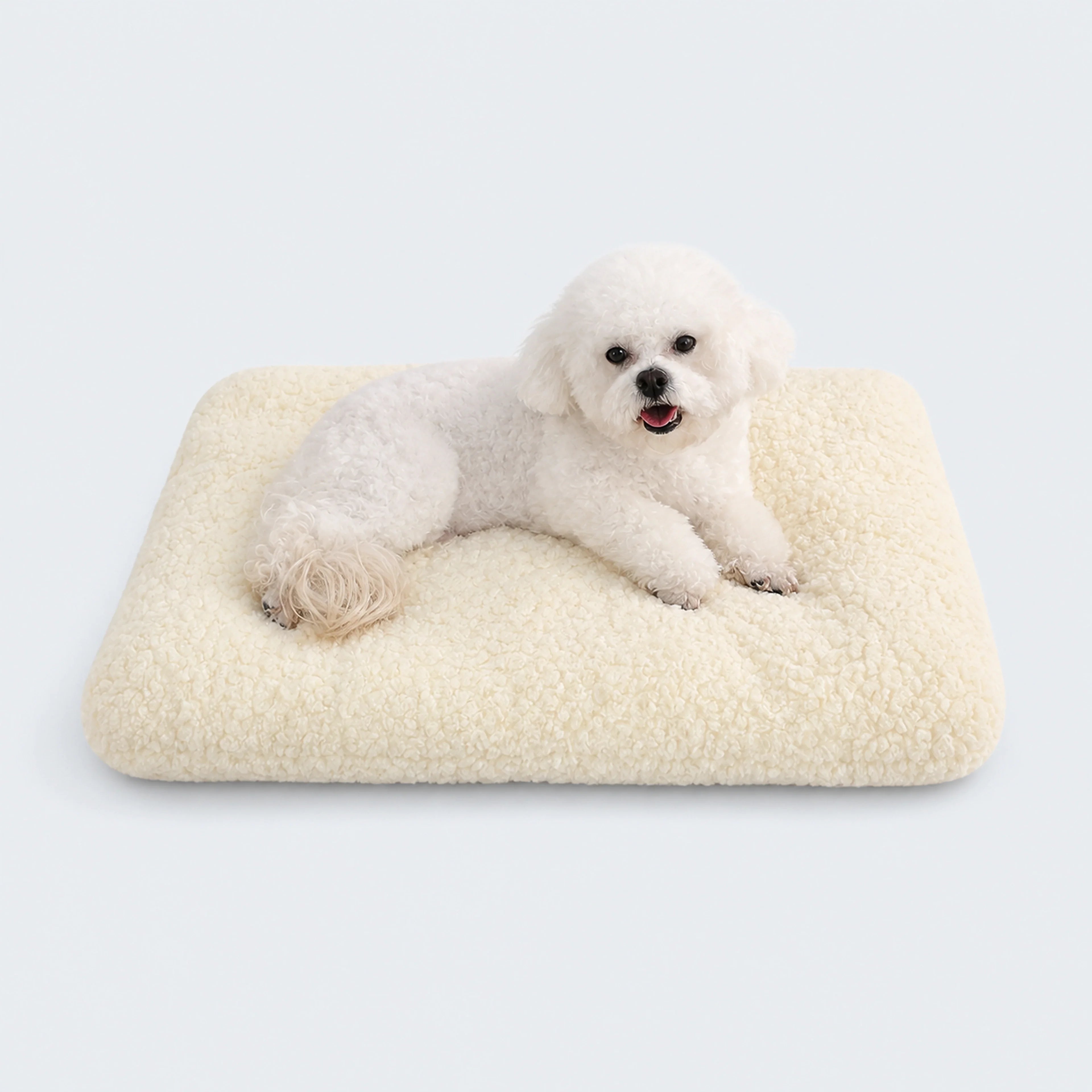 Plush Rectangular Pet Crate Mat – 4 Colors, 4 Sizes | ALDERKIN
