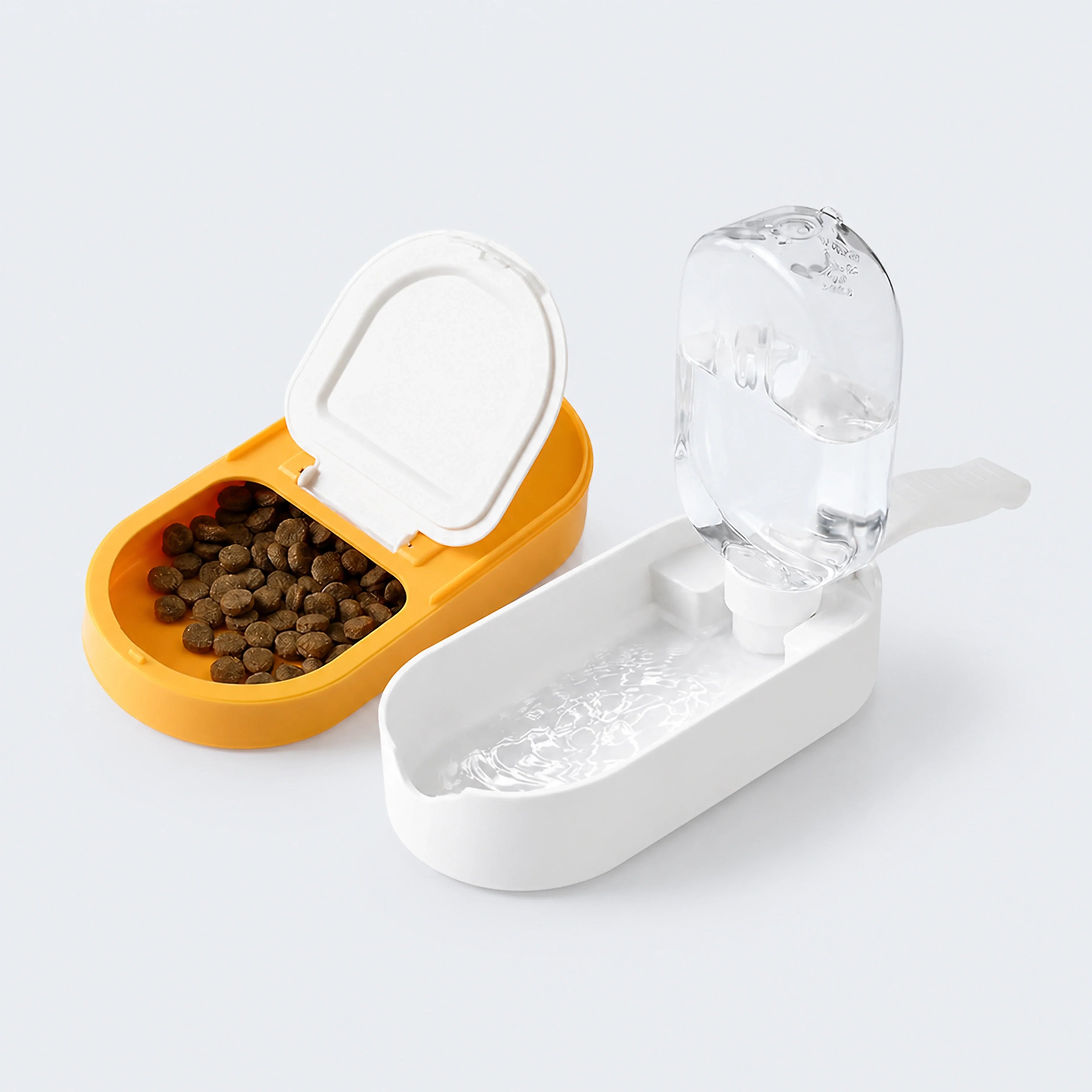 Portable 2-in-1 Pet Water Bottle & Food Bowl | ALDERKIN