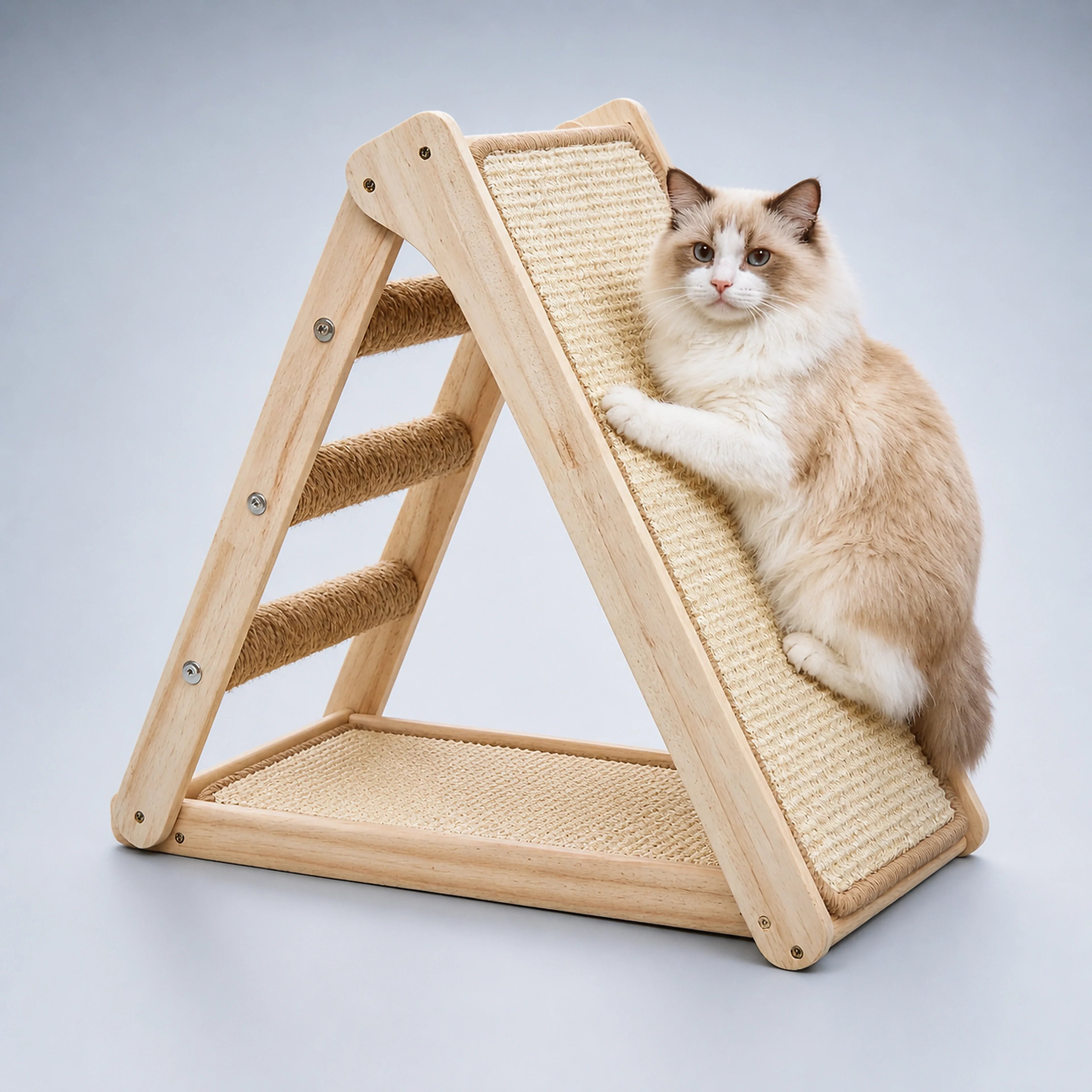 Pre-Assembled Sisal Scratching Post for Indoor Cats | ALDERKIN