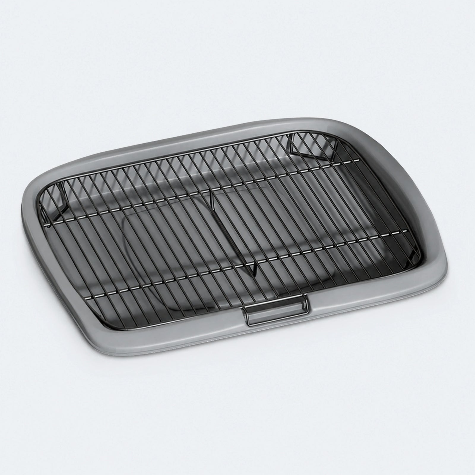 Raised-Grid Dog Potty Tray – 2 Colors, 2 Sizes | ALDERKIN