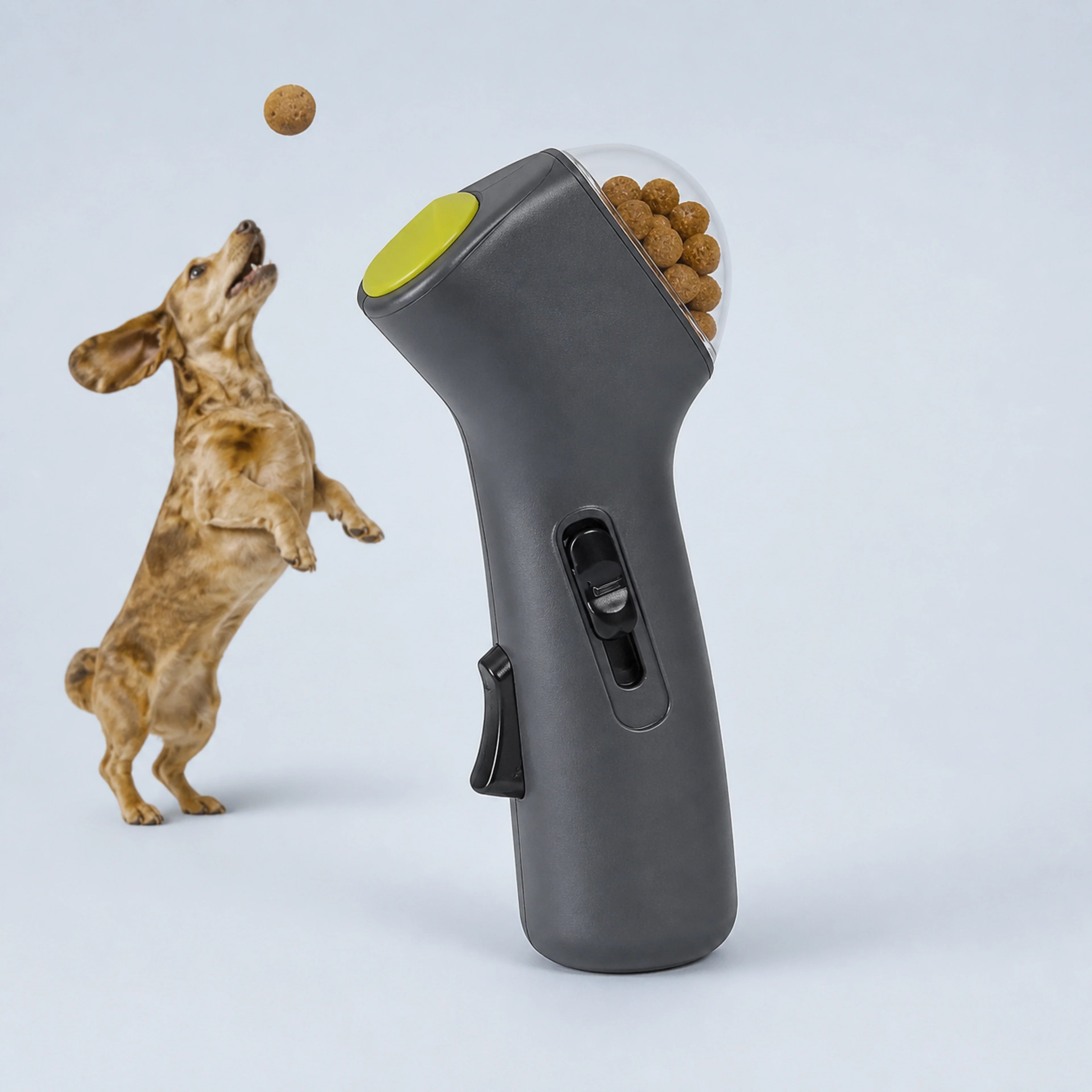 Spring-Loaded Pet Treat Launcher – 3 Options | ALDERKIN