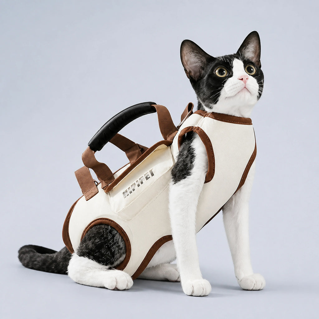Supportive Pet Carrier Vest with Top Handle – 2 Colors, 4 Sizes | ALDERKIN