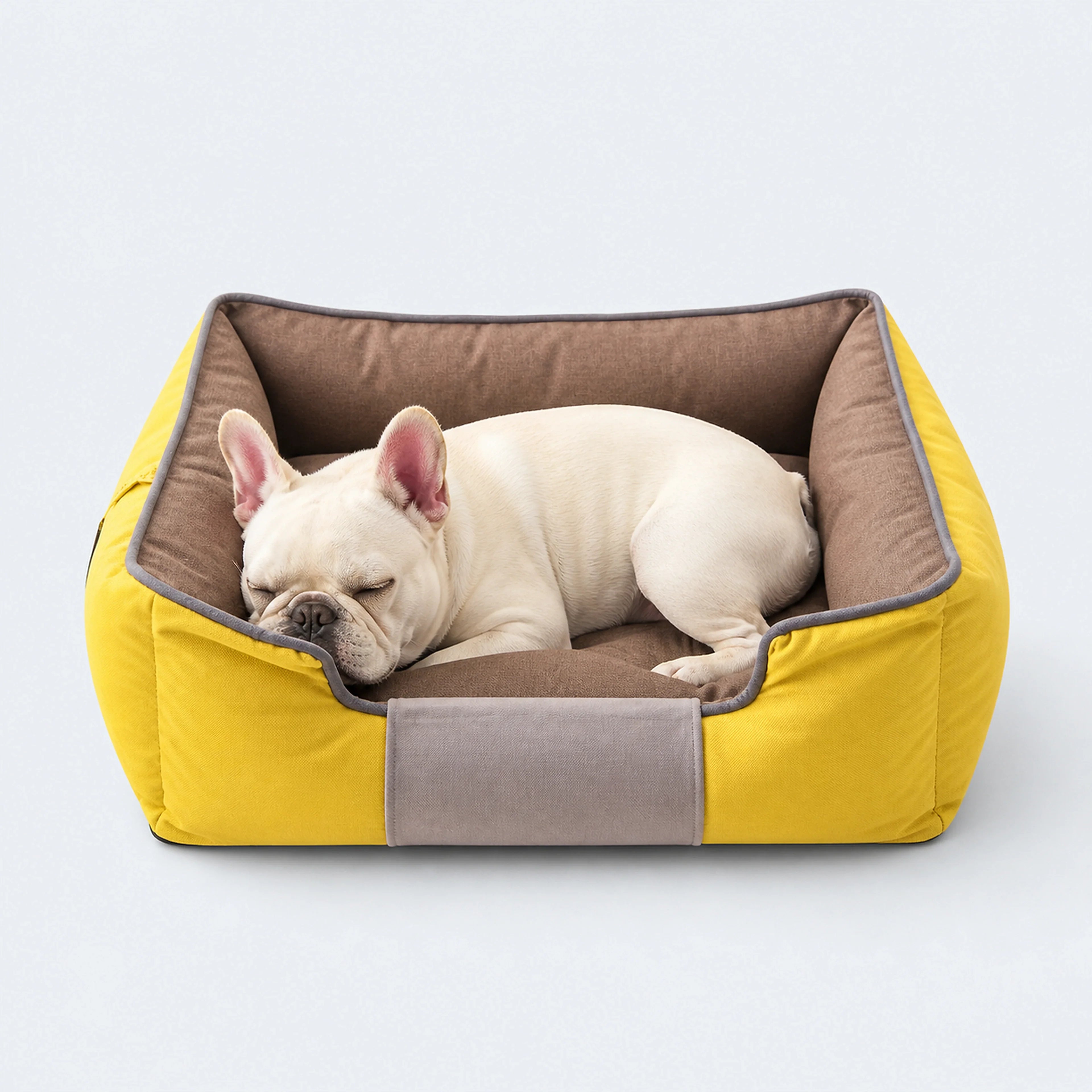 Washable Canvas Bolster Bed for Dogs and Cats – 3 Sizes | ALDERKIN