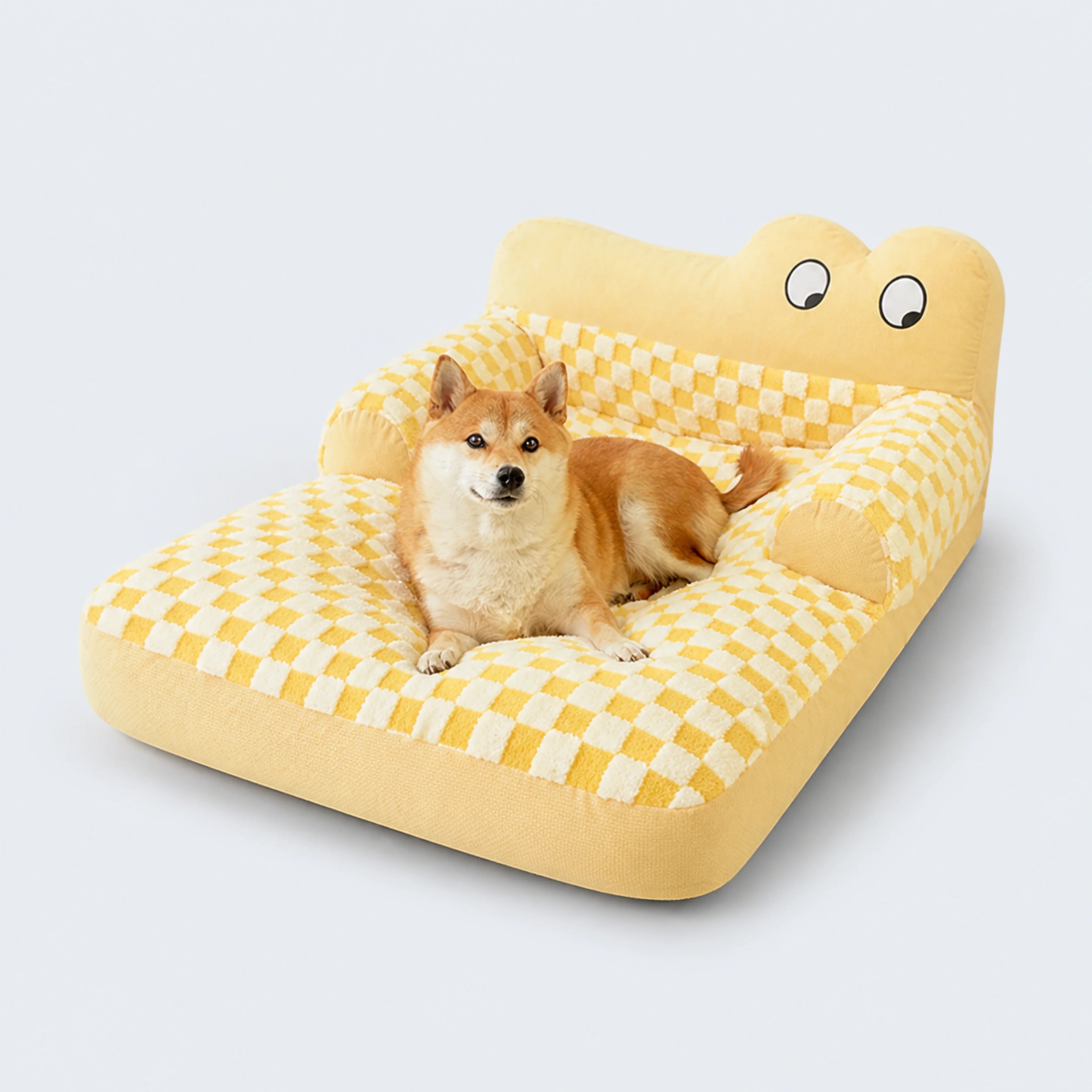 Washable Plush Dog Sofa Bed with Nonslip Base – 2 Sizes | ALDERKIN
