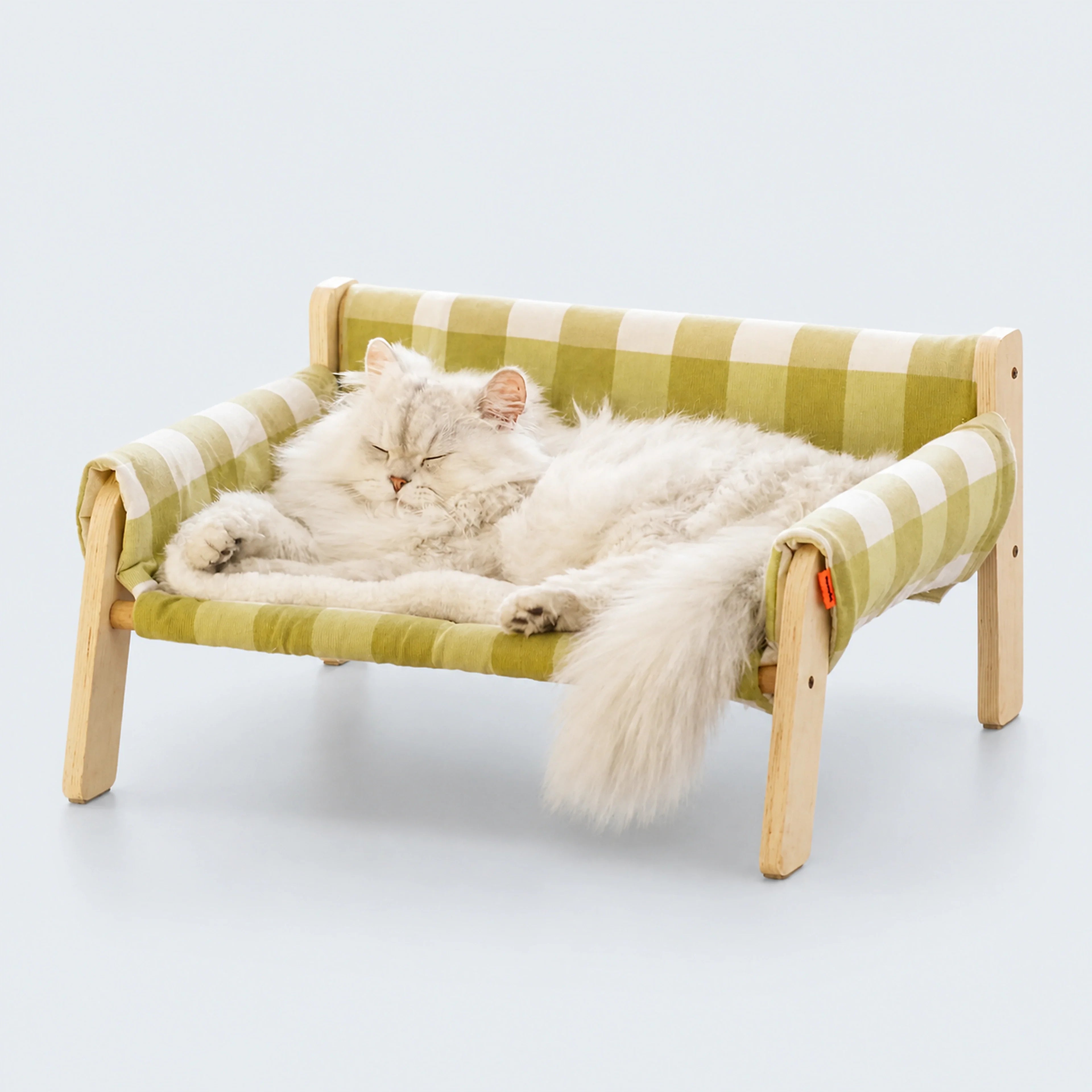 Wooden Cat Sofa Bed with Canvas Seat | ALDERKIN